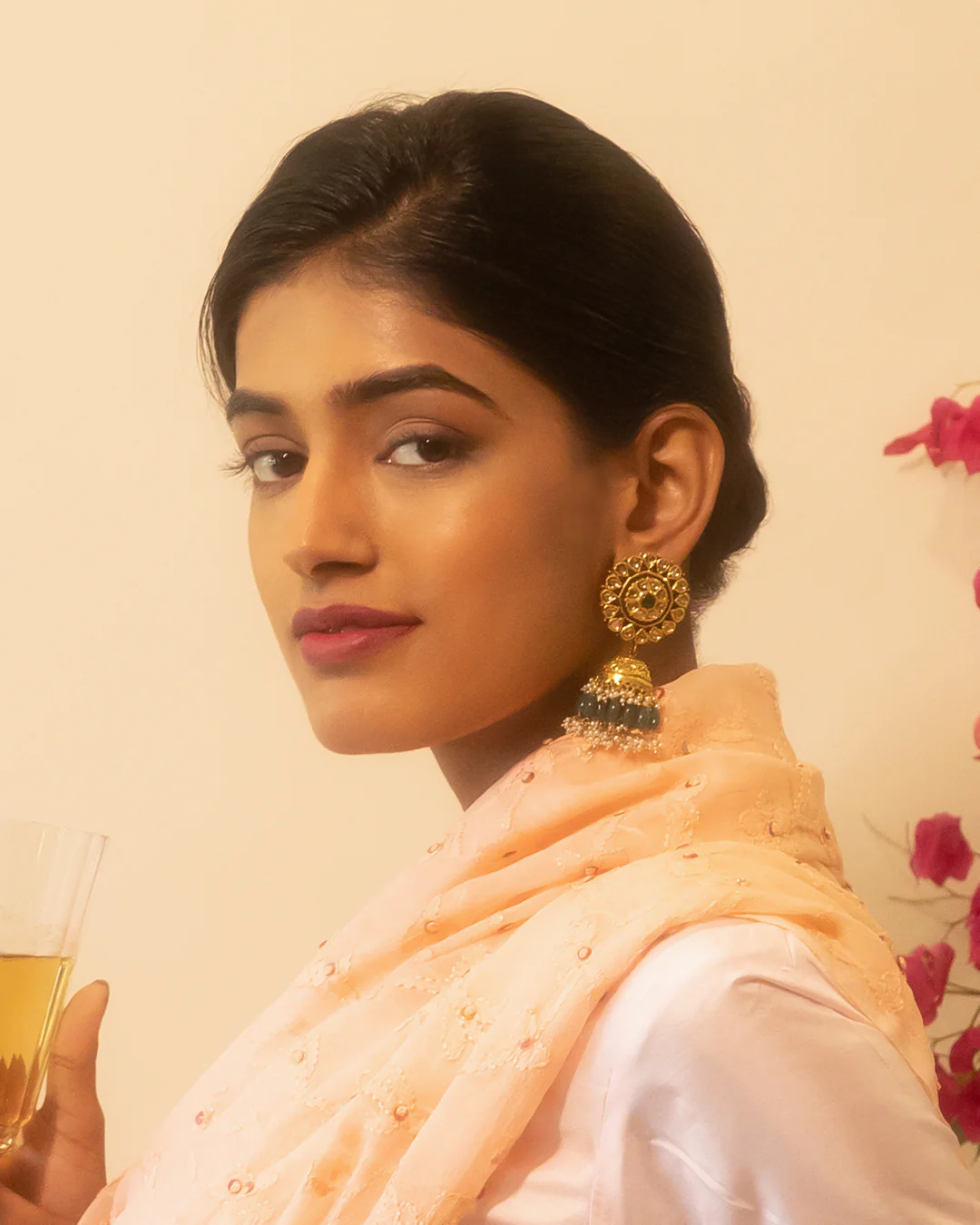 Adaya Jhumka Earrings - Image 3