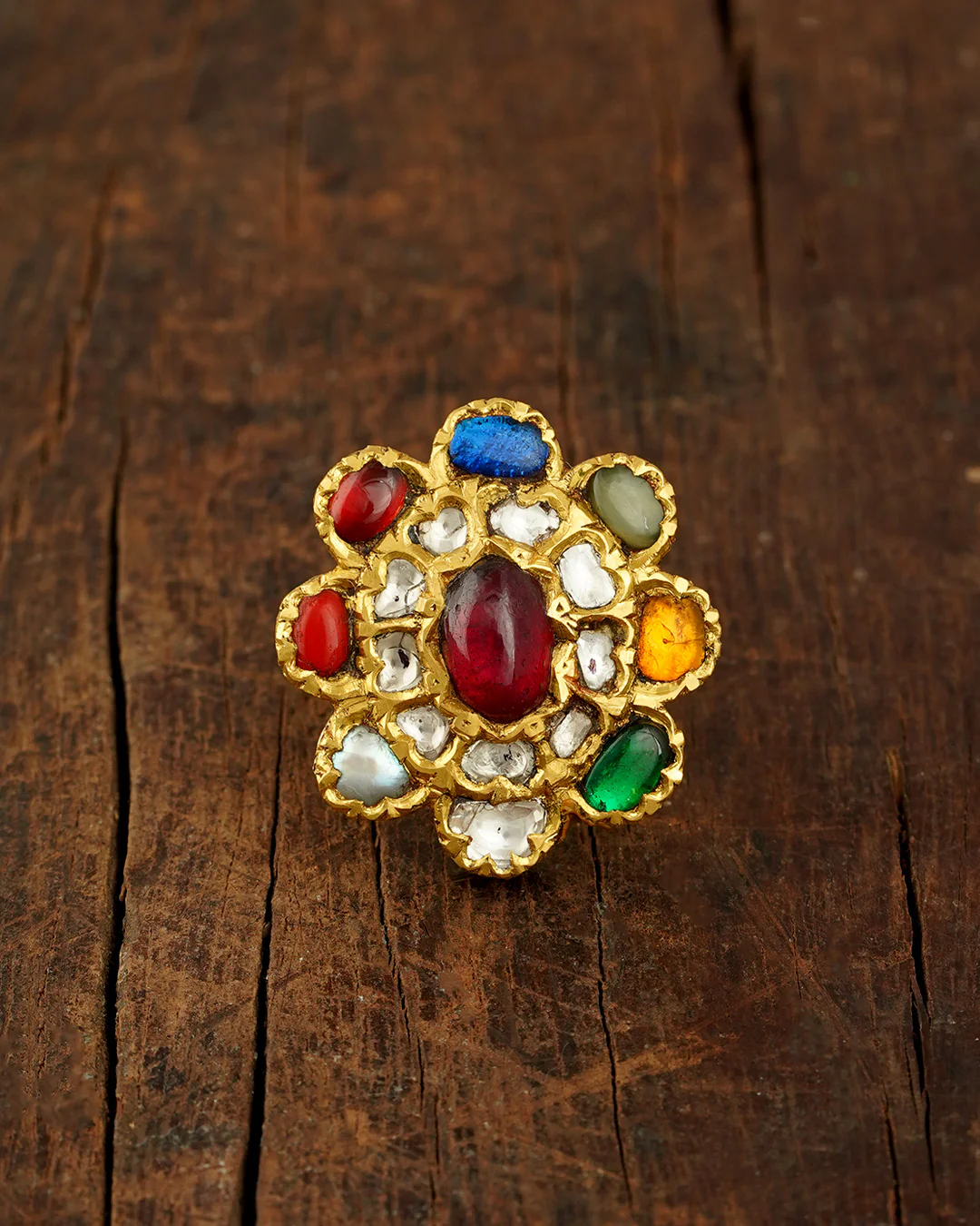 Nafisa Navratna Ring - Image 3