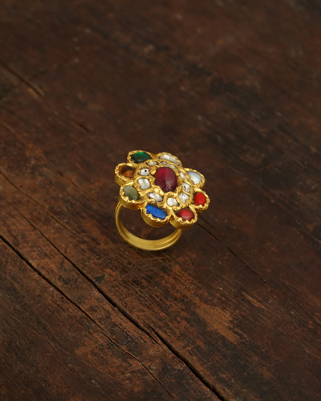 Nafisa Navratna Ring - Image 5