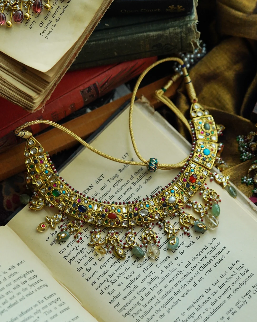 Rajasi Navratna Necklace