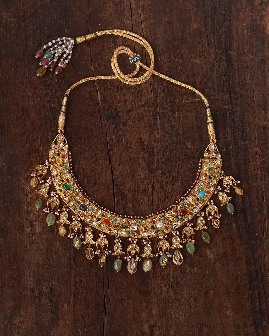 Rajasi Navratna Necklace - Image 9